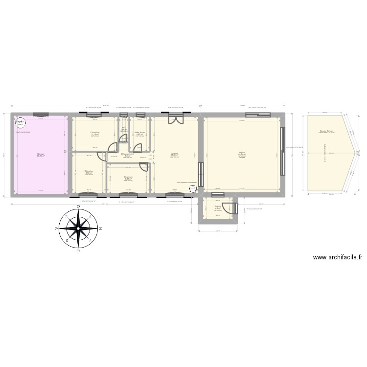 ML24014476 KASTRATI. Plan de 10 pièces et 141 m2