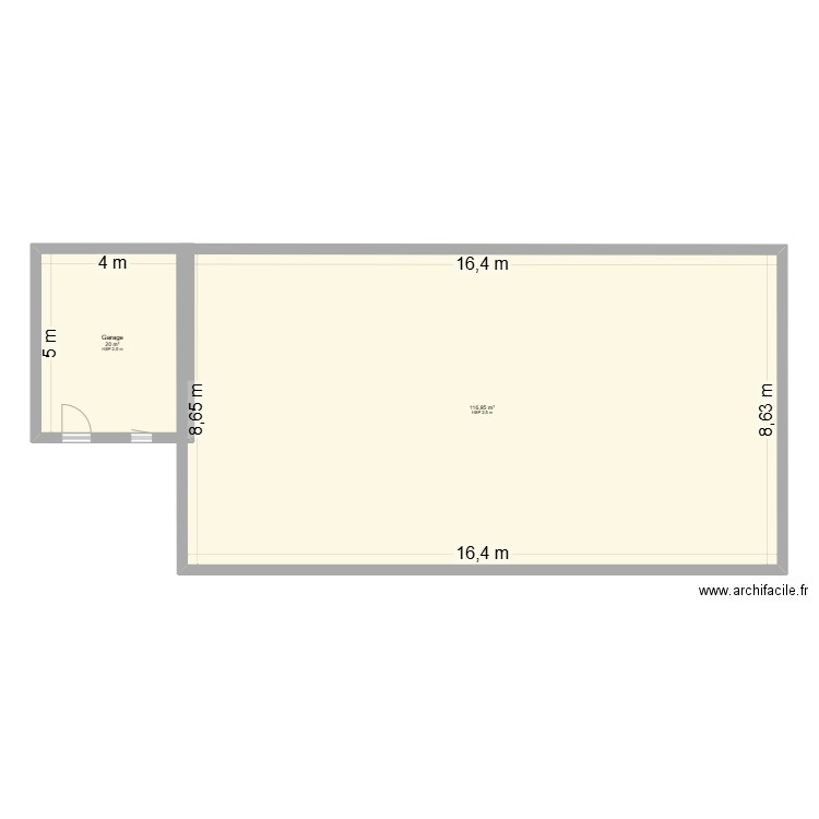 maison. Plan de 2 pièces et 162 m2