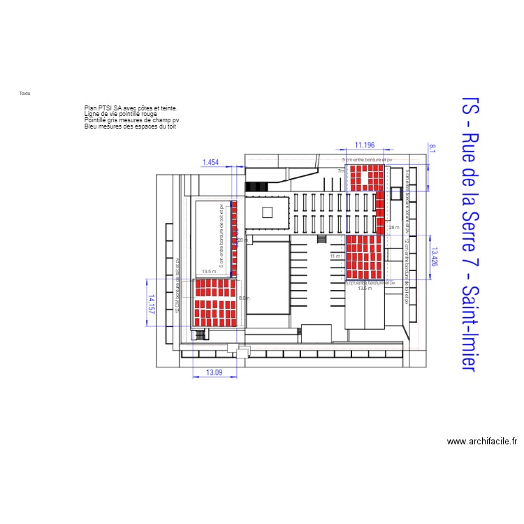 PTSI SA. Plan de 0 pièce et 0 m2