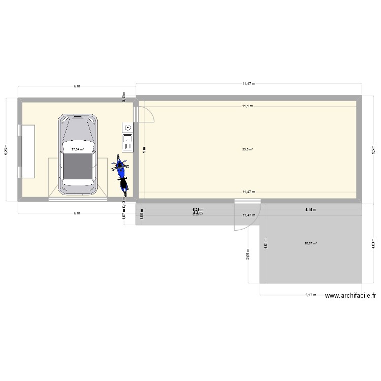 geofront 3. Plan de 4 pièces et 110 m2