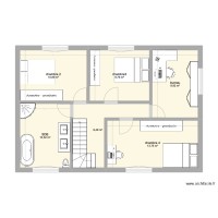 étage plan maison 1