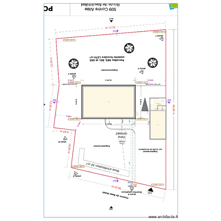 IMPLANTATION CONTAINERS TEST 3. Plan de 4 pièces et 185 m2