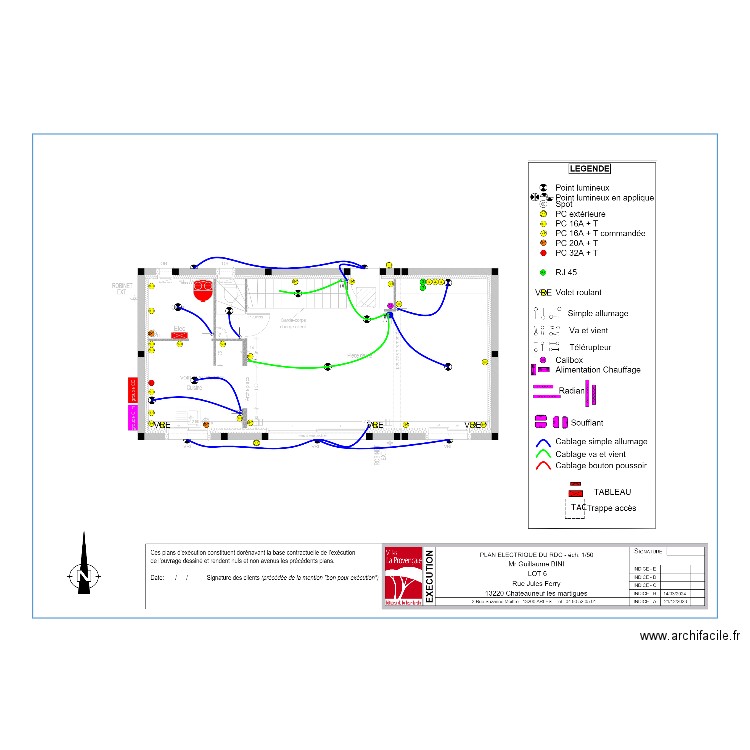 Plan élec. Plan de 0 pièce et 0 m2