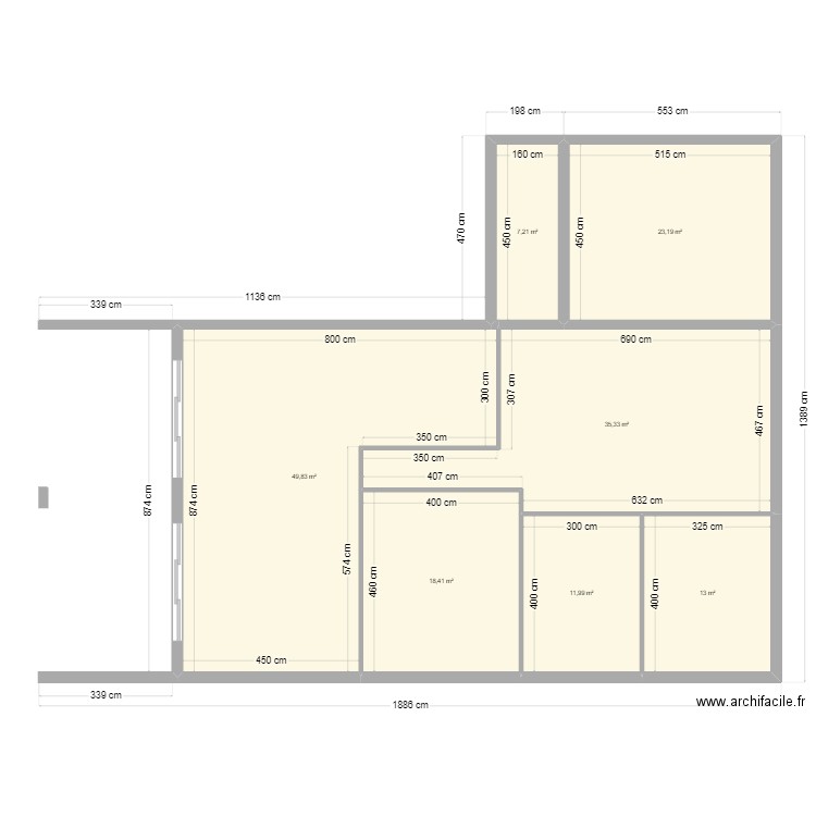 ST MARTIN DE LONDRES. Plan de 7 pièces et 159 m2