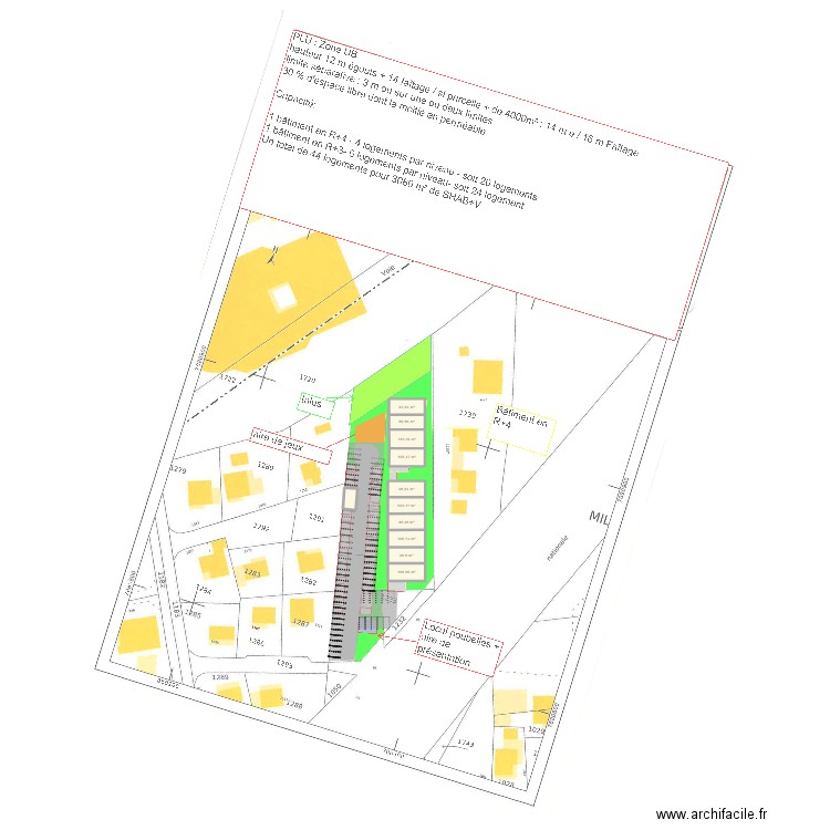 NAVIN V2. Plan de 11 pièces et 1047 m2