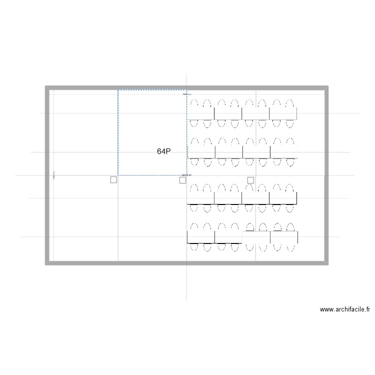 table ret-2 64p. Plan de 1 pièce et 202 m2