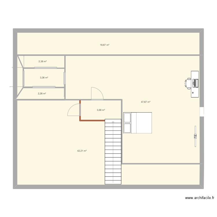 noa. Plan de 7 pièces et 120 m2