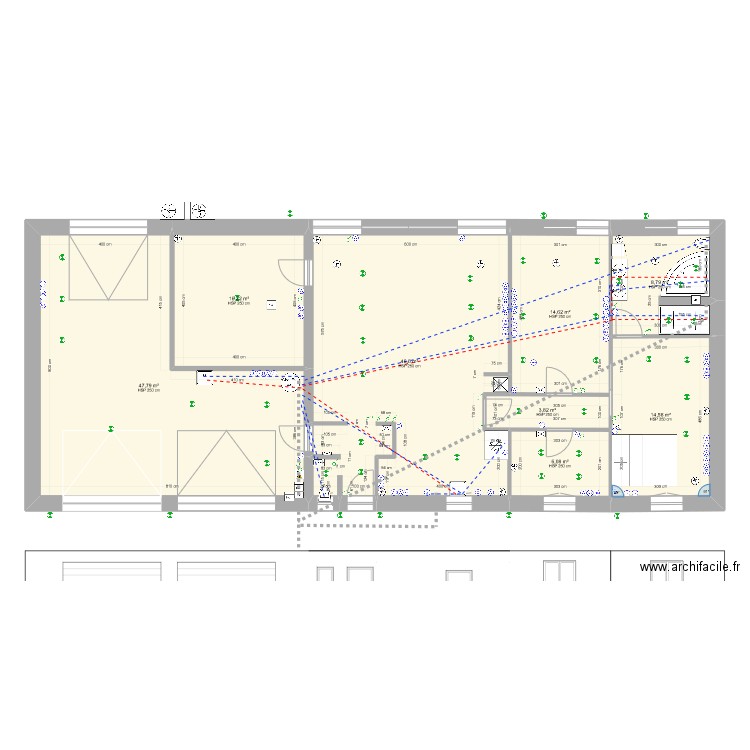 ANCIENNE MAISON TOITURE 3. Plan de 8 pièces et 159 m2