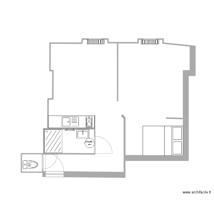 Appartement actuellement . Plan de 0 pièce et 0 m2