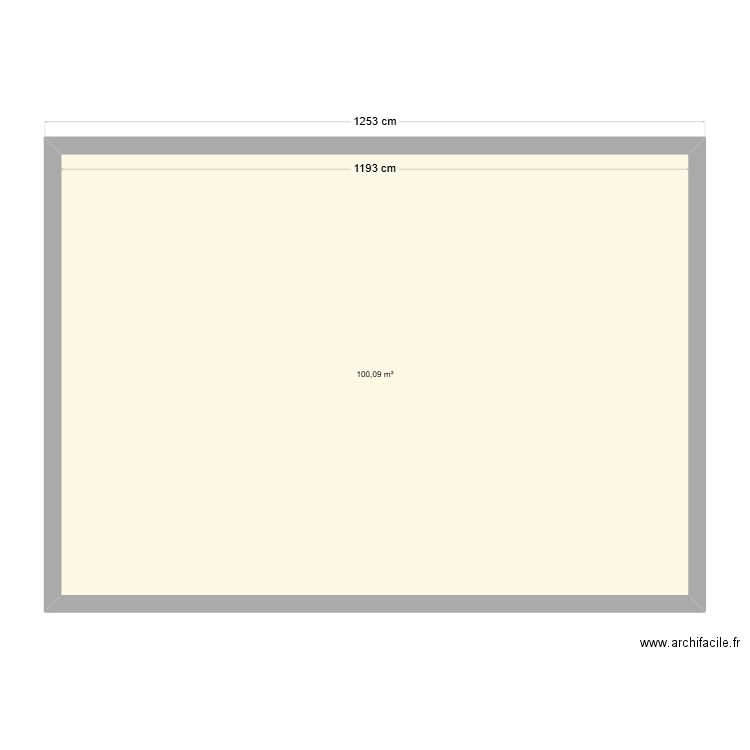 maison couzeix. Plan de 1 pièce et 100 m2