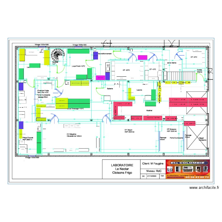 amenagement 06 05 24 rdc v6. Plan de 0 pièce et 0 m2