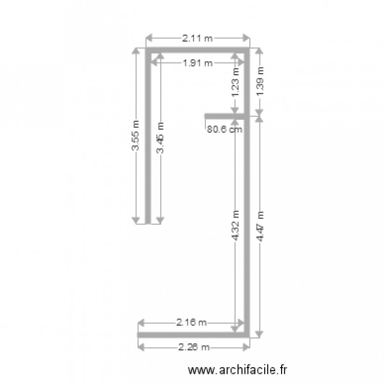 Françoise T2 Cuisine. Plan de 0 pièce et 0 m2