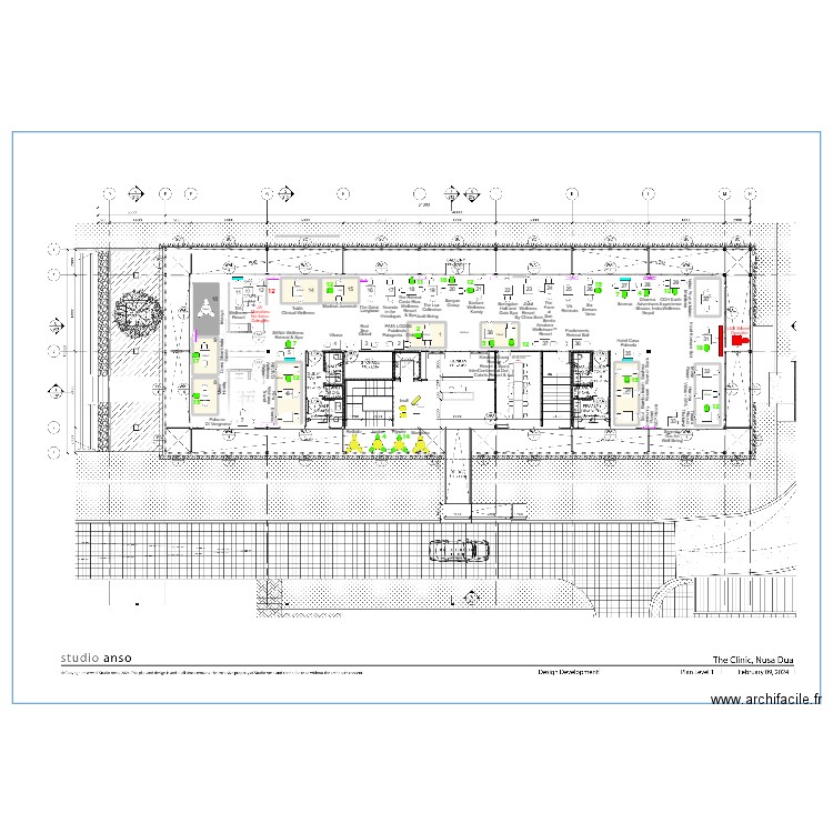 Exhibitor Village Floor Plan 270924. Plan de 15 pièces et 426 m2