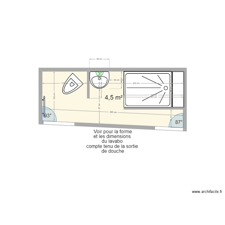 CT-PLAN EMOI V1. Plan de 1 pièce et 5 m2