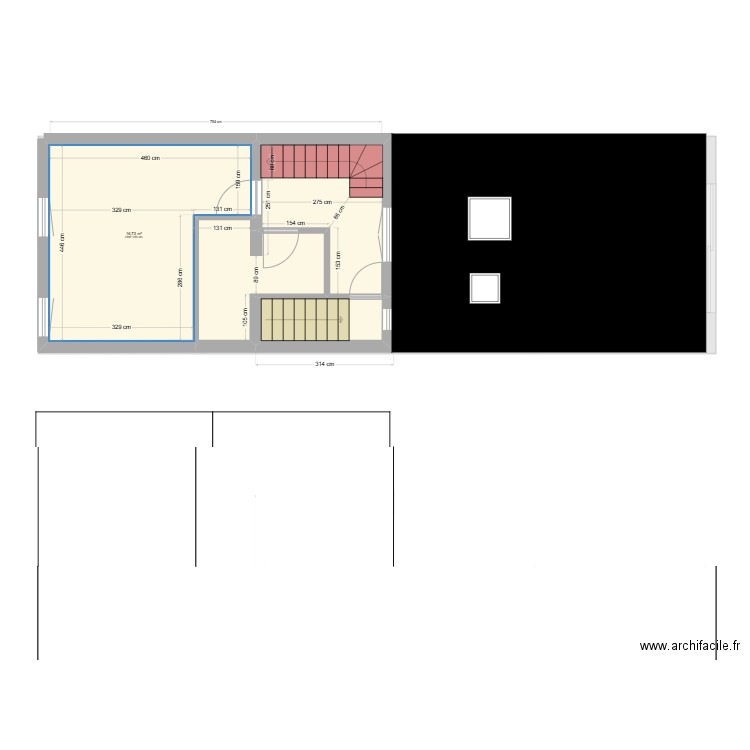 LUC & RUDY GOUY plan remodifié 4. Plan de 12 pièces et 127 m2