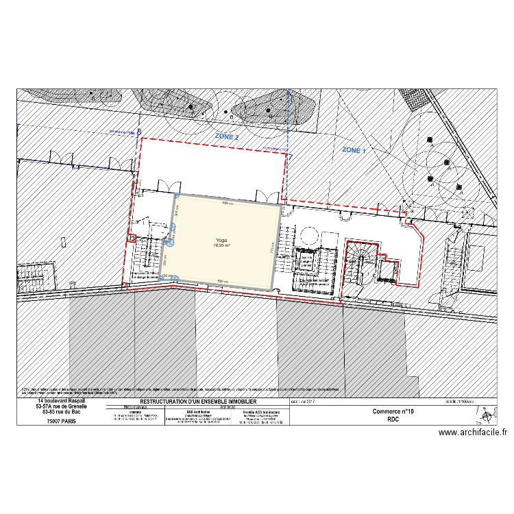 20250125_Episod Beaupassage_RDC. Plan de 1 pièce et 77 m2