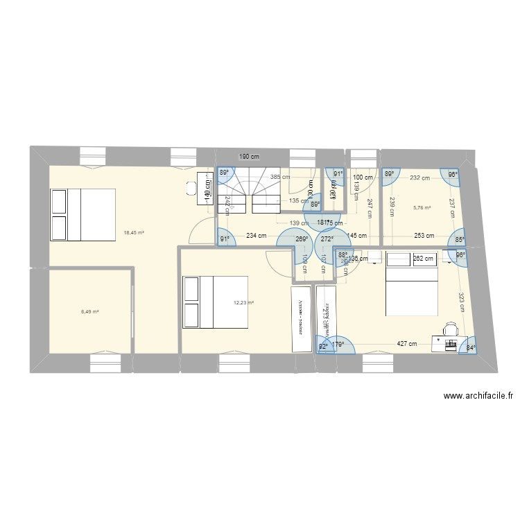 Maison Pauline sept 2024 V7. Plan de 5 pièces et 70 m2