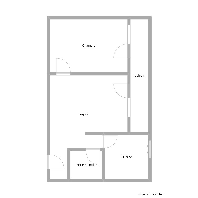 Morges, Prellionaz9. Plan de 5 pièces et 48 m2