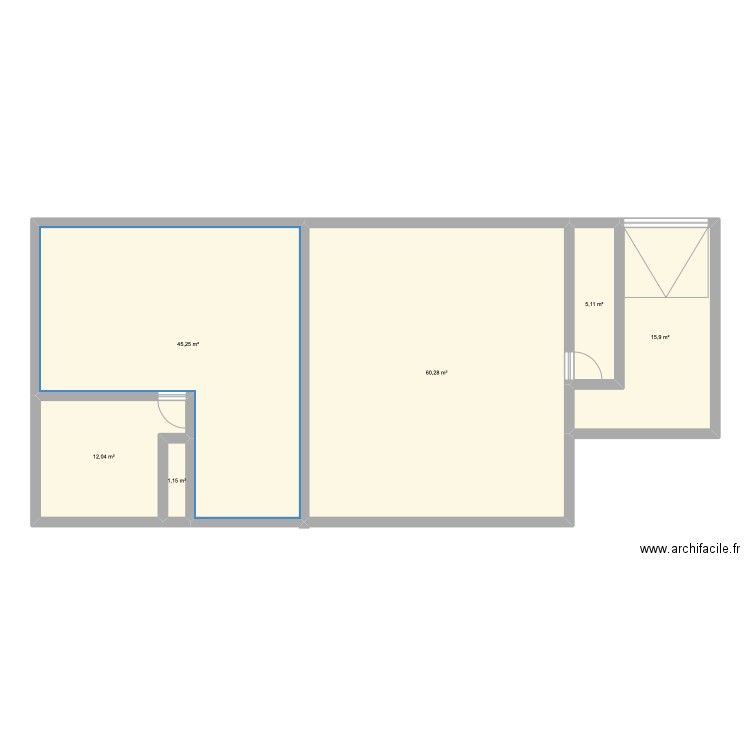 rou. Plan de 6 pièces et 140 m2