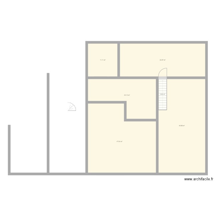 aguafria. Plan de 4 pièces et 146 m2