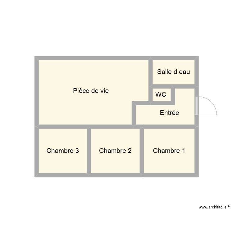 2411 CARCAILLET. Plan de 7 pièces et 12 m2