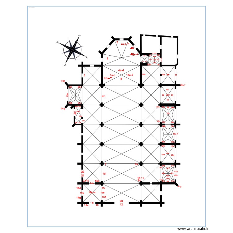 montbrison. Plan de 0 pièce et 0 m2