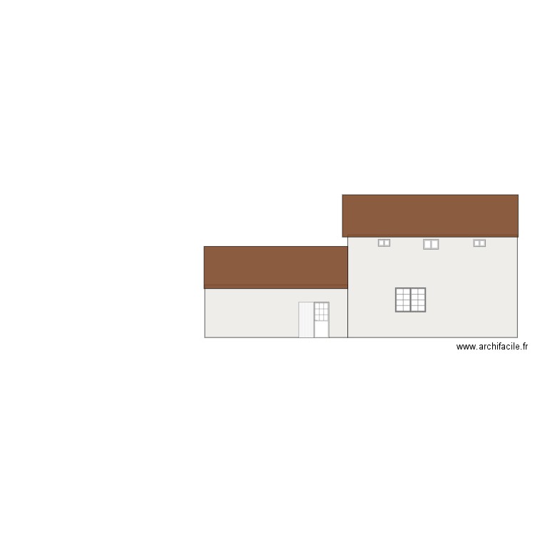 Façade ouest 2. Plan de 0 pièce et 0 m2