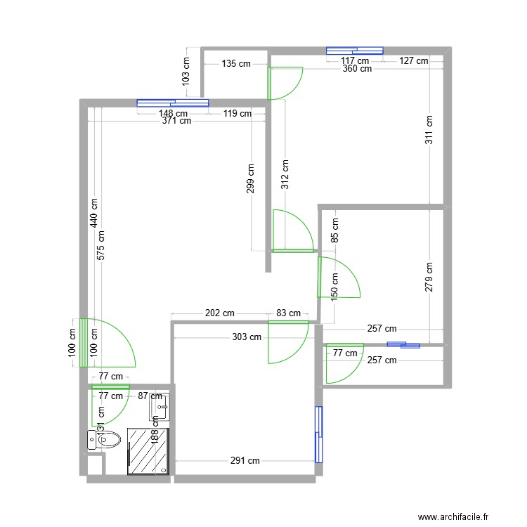 plan. Plan de 0 pièce et 0 m2