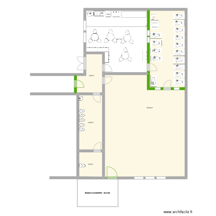 Petit Prince 1. Plan de 6 pièces et 191 m2