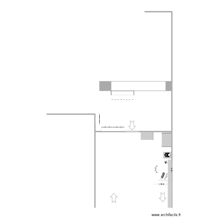 Zone Fin Usi. Plan de 0 pièce et 0 m2