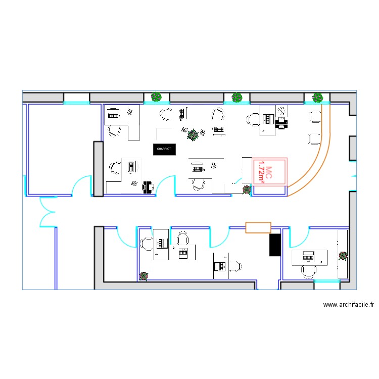 OPEN SPACE 2. Plan de 0 pièce et 0 m2