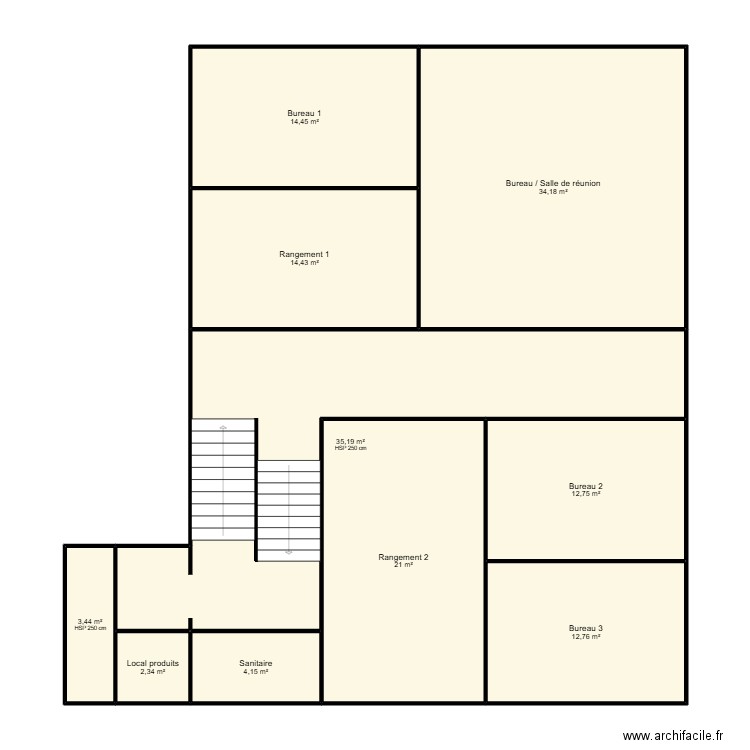 pfarhuss  1 etage. Plan de 10 pièces et 155 m2