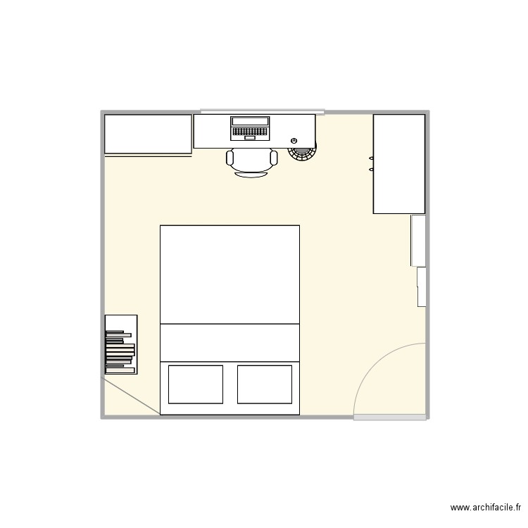 Nouveau Plan de ma Chambre 5. Plan de 1 pièce et 10 m2