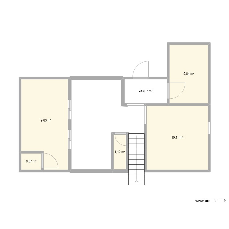 plan RDC BOUCHAREB Kais. Plan de 6 pièces et 30 m2