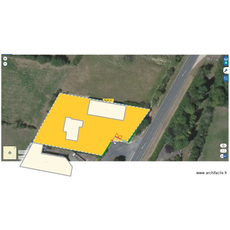 portail-1. Plan de 3 pièces et 1097 m2