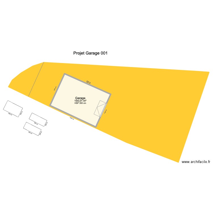 Chemin Lac. Plan de 1 pièce et 154 m2