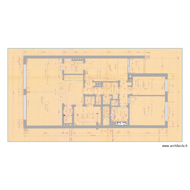 Stabilité. Plan de 2 pièces et 0 m2