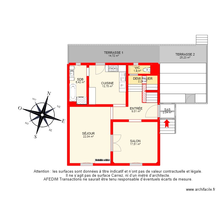 BI20251. Plan de 45 pièces et 352 m2