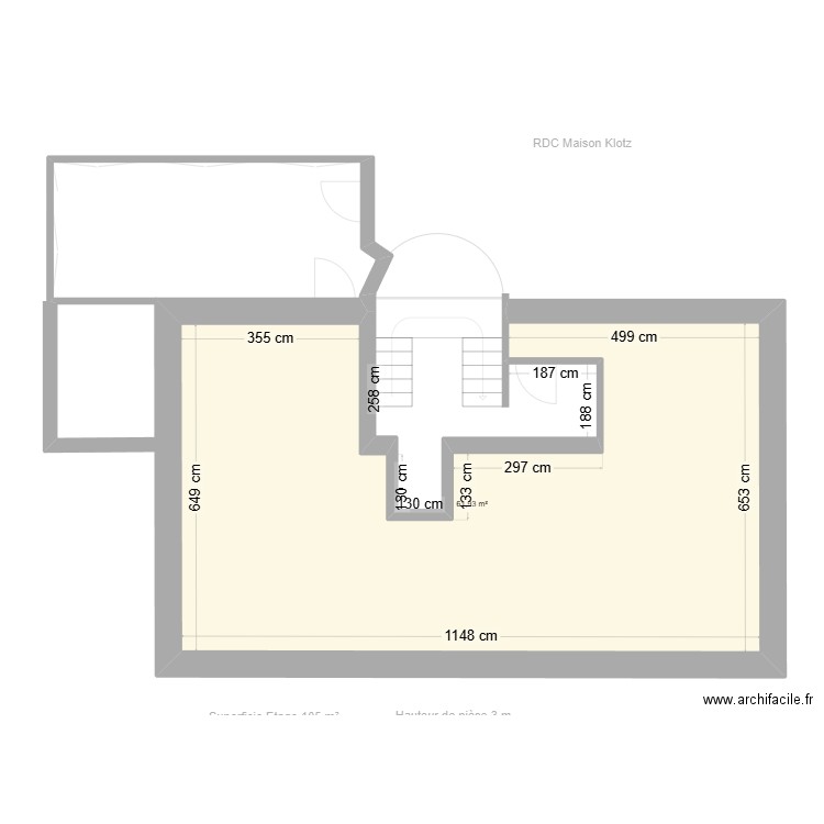 Maison Klotz. Plan de 9 pièces et 252 m2