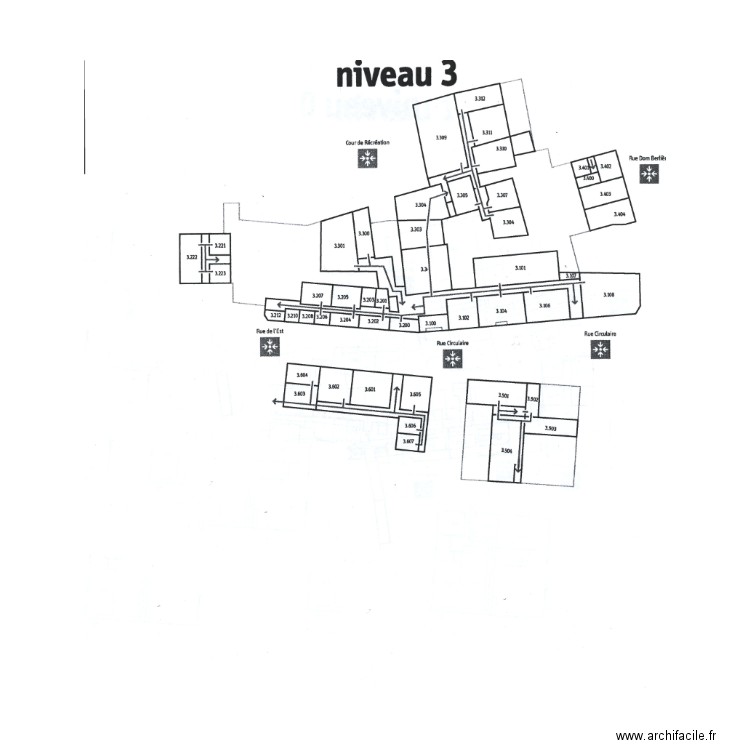 Niveau 3 PNG. Plan de 0 pièce et 0 m2