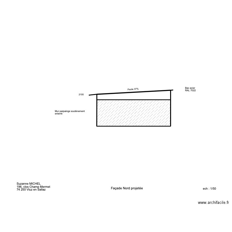 plan lorzier 1. Plan de 2 pièces et 11 m2