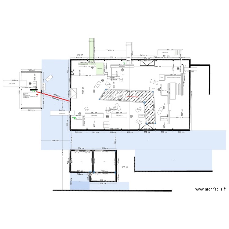 ucopac 14. Plan de 6 pièces et 1337 m2