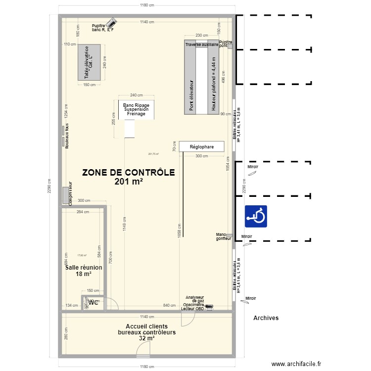 CCT mixte VL/CL CT des Fauvins GAP. Plan de 4 pièces et 253 m2