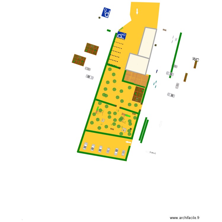 blot blot 33333. Plan de 2 pièces et 194 m2