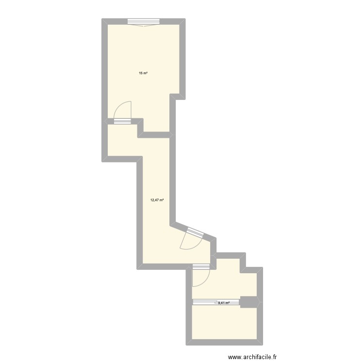 6.5. Plan de 3 pièces et 37 m2