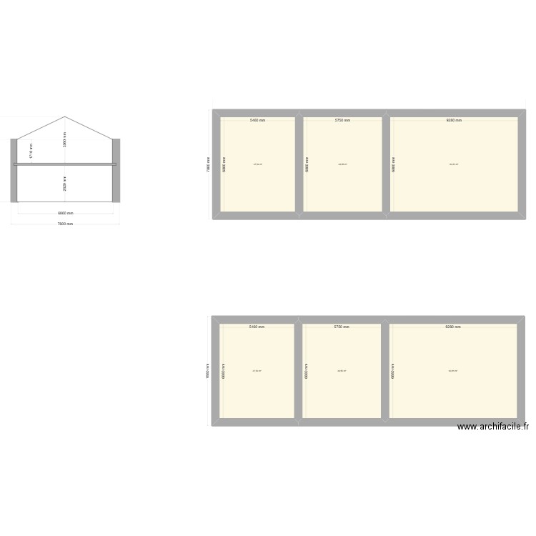 Plan DRONNEAU du 291024. Plan de 6 pièces et 282 m2