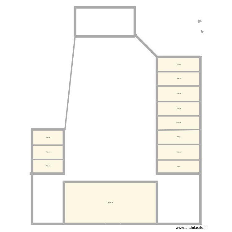 chenil 2. Plan de 12 pièces et 178 m2