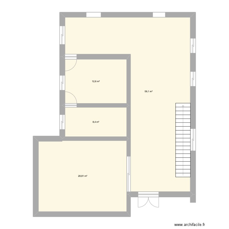 My-home. Plan de 4 pièces et 109 m2