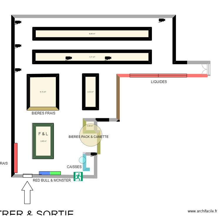 OP promotionnelle. Plan de 6 pièces et 26 m2