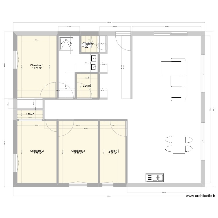 cammarata1.2. Plan de 7 pièces et 44 m2